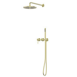 Душевая система для душа Abber Wasser Kreis 316 AF8118BG, золото брашированное - фото 