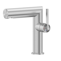 Смеситель для раковины ABBER Perfekte 316 AF8A10BST, сталь брашированная - фото 