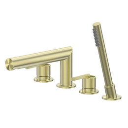 Смеситель для ванны Abber Perfekte 316 AF8A13BG, золото брашированное - фото 