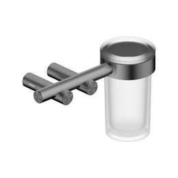 Стакан для зубных щеток Abber Osten 316 AA1860BGG, цвет оружейная сталь брашированная - фото 