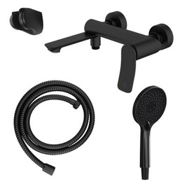 Смеситель для ванны Azario Escaro AZ-K3074B, чёрный матовый - фото 