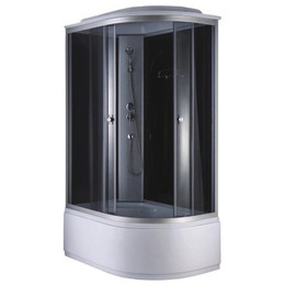 Душевая кабина Loranto 120х80 см CS-886EATM/B-120 L, хром/прозрачное - фото 