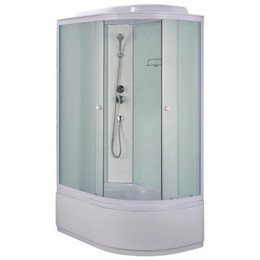 Душевая кабина Loranto 120х80 см CS-886EDTM/W-120 L, белый/прозрачное - фото 