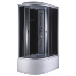 Душевая кабина Loranto 120х80 см CS-887EATM/B-120 R, хром/прозрачное - фото 