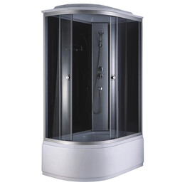 Душевая кабина Loranto 120х80 см CS-887EATM/B-120 R, хром/прозрачное - фото 