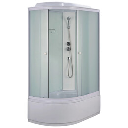 Душевая кабина Loranto 120х80 см CS-887EDTM/W-120 R, белый/прозрачное - фото 