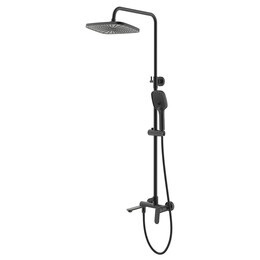 Душевая стойка Azario Alanti AZ-K2332-1B, чёрный матовый - фото 