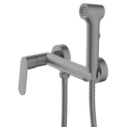 Набор для гигиенического душа Azario Alanti AZ-K2532GR, графит - фото 