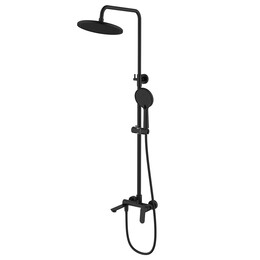 Душевая стойка Azario Alanti AZ-K2332B, чёрный матовый - фото 