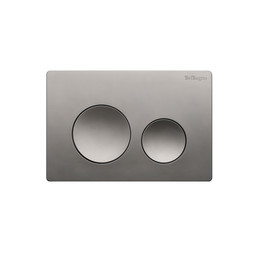 Кнопка смыва BelBagno BB-03C-GM, оружейная сталь - фото 