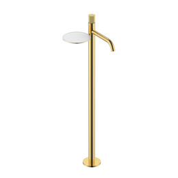 Смеситель для раковины Boheme Stick 120-GG.3, золото - фото 