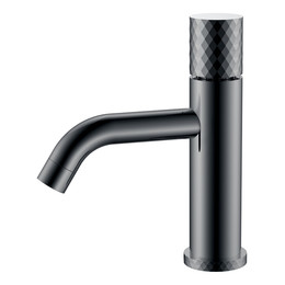 Смеситель для раковины Boheme Stick 121-SGM, графит глянец - фото 