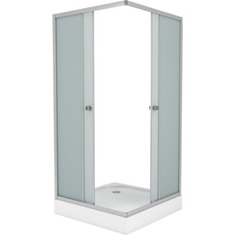 Душевая кабина Niagara Eco 80x80 см NG-008-14Q, хром/матовое - фото 