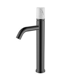 Смеситель для раковины высокий Boheme Stick 122-GM-MR-W, графит - фото 