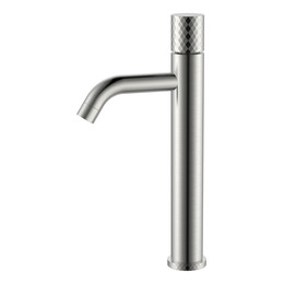 Смеситель для раковины высокий Boheme Stick 122-NB, никель - фото 