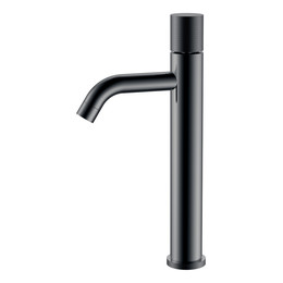 Смеситель для раковины высокий Boheme Stick 122-SGM.2, графит глянец - фото 