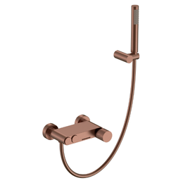 Смеситель для ванны Boheme Stick 123-BRB.2, брашированная бронза - фото 