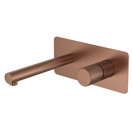 Смеситель для раковины настенный Boheme Stick 125-BRB.4 (со скрытой частью) брашированная бронза - фото 