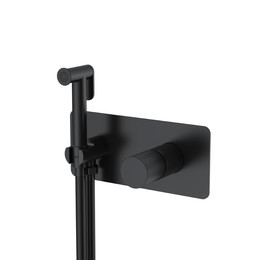 Набор для гигиенического душа Boheme Stick 127-BB.3 (со скрытой частью) чёрный - фото 