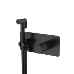 Набор для гигиенического душа Boheme Stick 127-BB.4 (со скрытой частью) чёрный - фото 