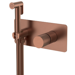 Набор для гигиенического душа Boheme Stick 127-BRB.2 (со скрытой частью) брашированная бронза - фото 