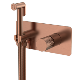 Набор для гигиенического душа Boheme Stick 127-CB (со скрытой частью) брашированная медь - фото 