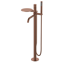 Смеситель для ванны напольный Boheme Stick 129-BRB, брашированная бронза - фото 