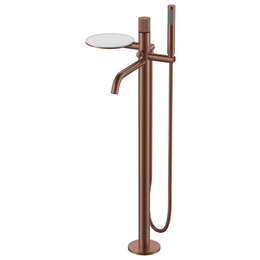 Смеситель для ванны напольный Boheme Stick 129-BRB.3, брашированная бронза - фото 