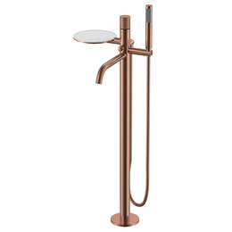 Смеситель для ванны напольный Boheme Stick 129-CB.4, брашированная медь - фото 