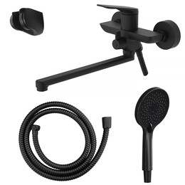 Смеситель для ванны Azario Lursy AZ-K1749B, чёрный матовый - фото 