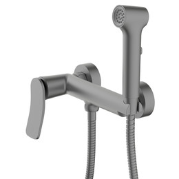 Набор для гигиенического душа Azario Escaro AZ-K2574GR, графит - фото 