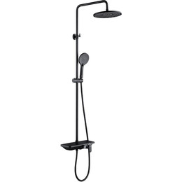 Душевая стойка Gappo G2495-5, черный - фото 