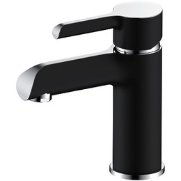 Смеситель для раковины Gappo G1003-6, черный/хром - фото 