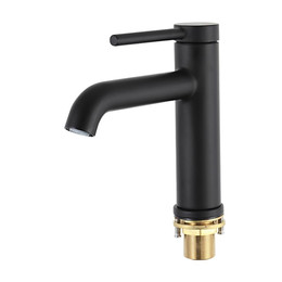 Смеситель для раковины Gappo G06-6 G1006-6, чёрный, Цвет производителя: чёрный - фото 