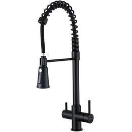 Смеситель для кухни Gappo G4398-66, черный - фото 