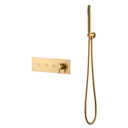 Душевая система для душа Boheme Fusion 130-SYS-MG (со скрытой частью) золото матовое - фото 