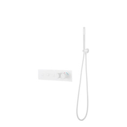 Душевая система для душа с термостатом Boheme Fusion 131-SYS-MW (со скрытой частью) белый - фото 