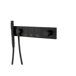 Душевая система для душа Boheme ZODIAC 132-SYS-B (со скрытой частью) чёрный - фото 