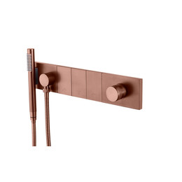 Душевая система для душа Boheme ZODIAC 132-SYS-BRB (со скрытой частью) брашированная бронза - фото 