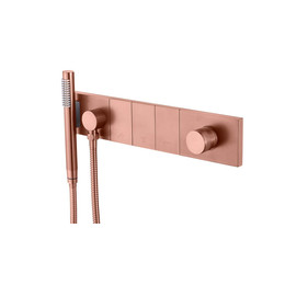 Душевая система для душа Boheme ZODIAC 132-SYS-CB (со скрытой частью) брашированная медь - фото 