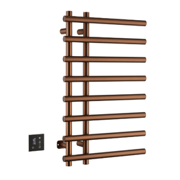 Полотенцесушитель электрический Boheme Uno 500x800 мм 722-BRB (скрытое подключение слева) брашированная бронза - фото 