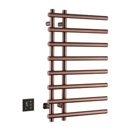 Полотенцесушитель электрический Boheme Uno 500x800 мм 722-CB (скрытое подключение слева) брашированная медь - фото 