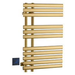 Полотенцесушитель электрический Boheme Venturo П11 500х800 мм 723-BR (скрытое подключение слева) бронза - фото 