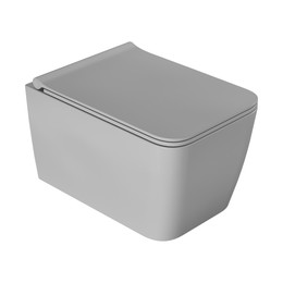 Унитаз подвесной безободковый Boheme Zen 967-SET-L с тонкой крышкой микролифт, LUNA - фото 