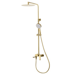 Душевая стойка Wonzon & Woghand Brilliant WW-88047079-BG, золото брашированное - фото 