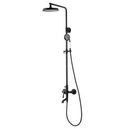 Душевая стойка Wonzon & Woghand Steam WW-88739008-MB, чёрный матовый - фото 