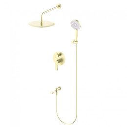 Душевая система для ванны Wonzon & Woghand Brilliant WW-88939079-BG, золото брашированное - фото 