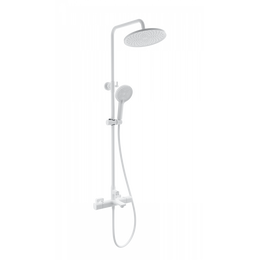 Душевая стойка с термостатом Wonzon & Woghand Solid WW-C3011-A-MW, белый матовый - фото 
