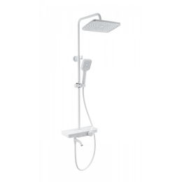 Душевая стойка с термостатом Wonzon & Woghand WW-B3099-A-MW, белый матовый - фото 
