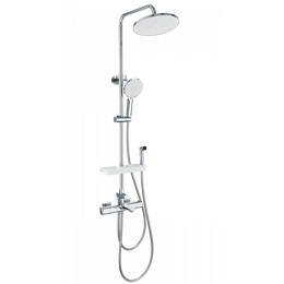 Душевая стойка с термостатом и гигиеническим душем Wonzon & Woghand Solid WW-C3011-A1-CR - фото 